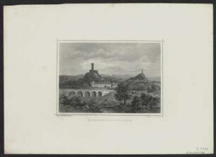 Ansicht von Altenburg und Felsberg in Hessen, Stahlstich, 1862 : Altenburg & Felsberg / Gez. v. L. Rohbock. Stahlst.v. J. Umbach. - [Frankfurt a. M.] : [Bokelmann] , [um 1860]. - 1 Kunstbl. : Stahlst. ; 15 x 10 cm