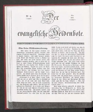 N°. 5. May, 1844