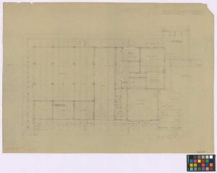 Eschbach (Landkreis Freiburg): Hugmichelhof. Haupthaus (Grundriss des Obergeschosses)