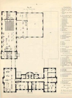 Grundriss : Dresden-Südvorstadt, Helmholtzstraße 7. Königlich Sächsische Technische Hochschule; Mechanisch-Technische Versuchsanstalt. Grundriss