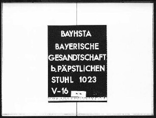 Die Lösung der römischen Frage III