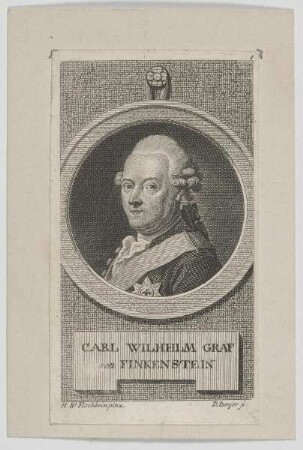 Bildnis des Carl Wilhelm von Finkenstein