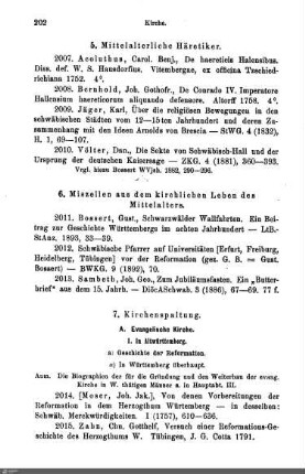 a) Geschichte der Reformation