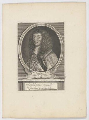 Bildnis des Louis de Bourbon de Condé