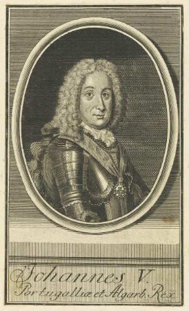 Bildnis Johannes V., Portugalliae et Algarb. Rex