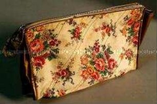 Kulturtasche (mit Blumenmuster)