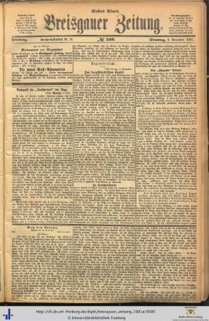 05.11.1901 (Erstes Blatt)