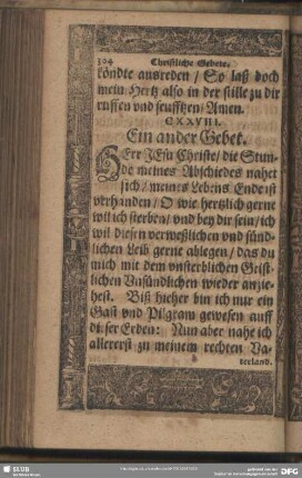 CXXVIII. Ein ander Gebet