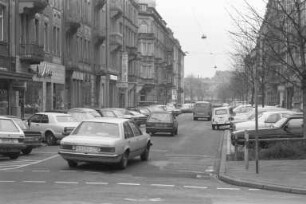 Autoverkehr in der Ludwig-Wilhelm-Straße