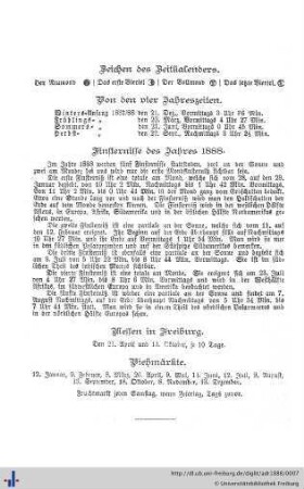 Erläuternde Bemerkungen, Kalender, Kalender der Juden, städtische Zeitrechnung, europäische Fürsten, Genealogie.