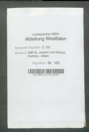 Kapitular eigenbehörige Ameler zu Enger.