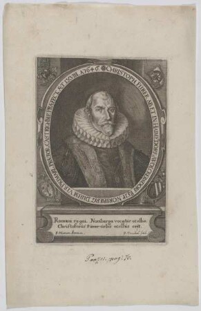 Bildnis des Christoph Fürer ab Haimendorf