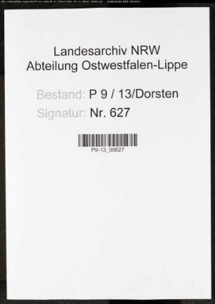 Sterberegister Standesamt Dorsten