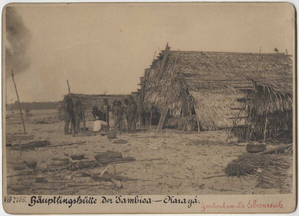 "Chief's hut of the Šambioa - Karajá."