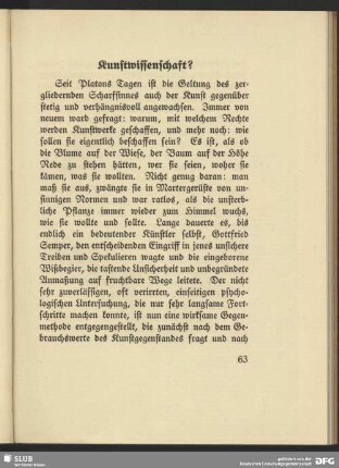 Kunstwissenschaft