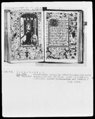 Tagzeiten und Gebete — Die heilige Katharina, Folio 188verso
