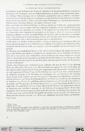 C. Studien zur Architektur