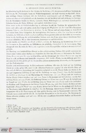 C. Studien zur Architektur
