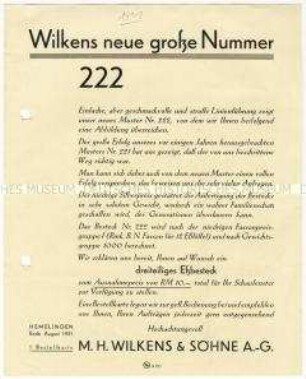 Essbesteck der Firma Wilkens