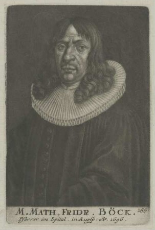 Bildnis des Math. Fridr. Böck