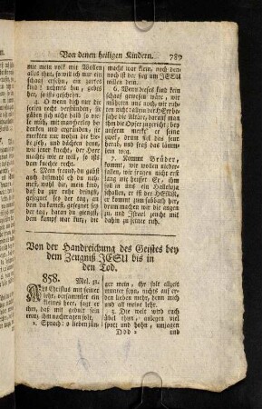 789-817, Von der Handreichung des Geistes bey dem Zeugnis Jesu bis in den Tod