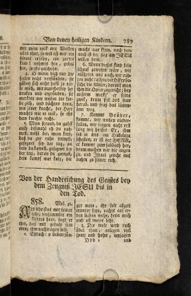 789-817, Von der Handreichung des Geistes bey dem Zeugnis Jesu bis in den Tod