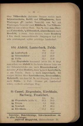 8b) Alsfeld, Lauterbach, Fulda