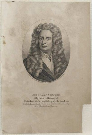 Bildnis des Isaac Newton