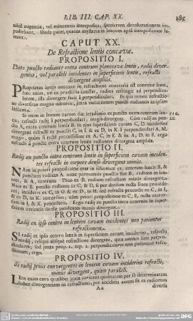 CAPUT XX. De Refractione lentis concavae.