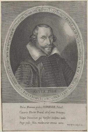 Bildnis des Fernand. Archiepisc. Colon