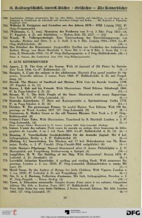 Alte Kinderbücher (Nr.765 - Nr.783)