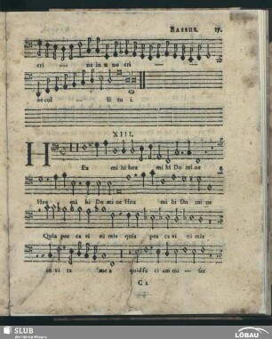 XIII. Heu mihi Domine; SWV 65