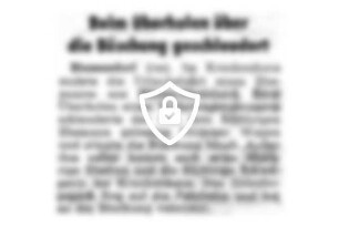 Beim Überholen über die Böschung geschleudert
