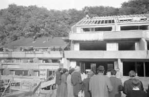 Richtfest für sechs Reihenhäuser beim Bauprojekt "Wohnpark Grötzingen" der Eigentums-Wohnbau Gesellschaft EWG am Guggelensberg