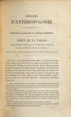 Mémoires d'Anthropologie, 5