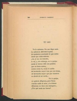 Te vas