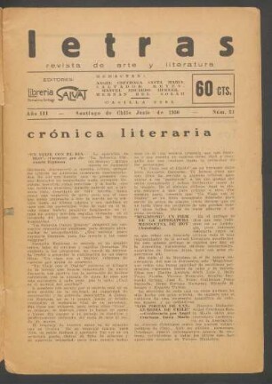 Crónica literaria