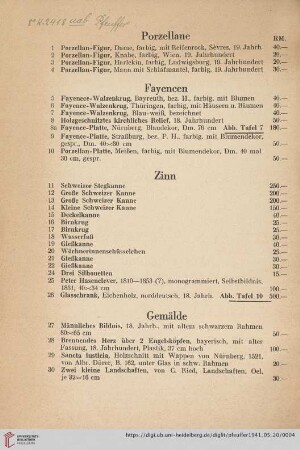 Zinn (Nr. 11-26)