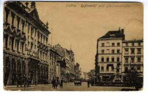 Stettin. Roßmarkt und Louisenstraße.