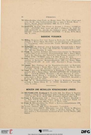 Münzen und Medaillen verschiedener Länder (Nr. 743-926)