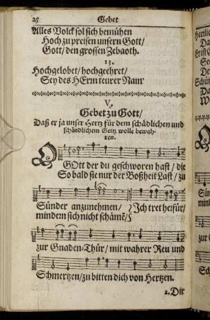 V. Gebet zu Gott [...]