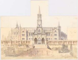 Athenäum, München: Fassadenansicht