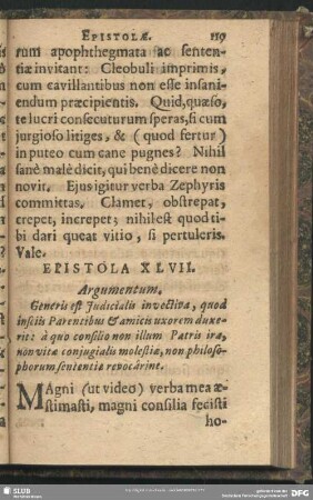 Epistola XLVII.