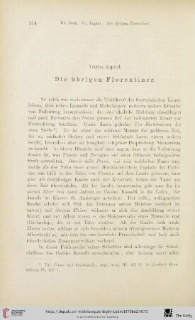 Viertes Kapitel: Die übrigen Florentiner