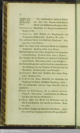 Schriften über Werth u. Einfluß des Bergbaues