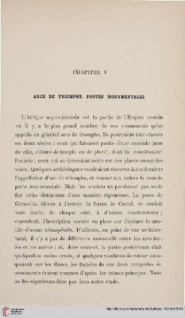 Chapitre V: Arcs de Triomphe. Portes monumentales