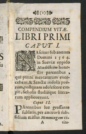 1-44, Compendium Vitae