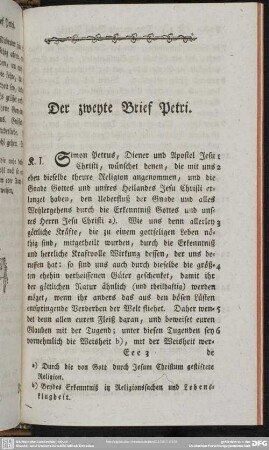Der zweyte Brief Petri
