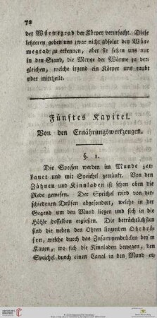 Fünftes Kapitel
