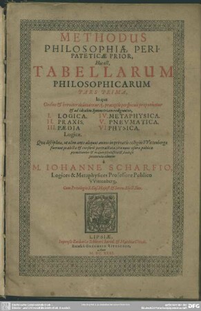 Methodus philosophiae peripateticae